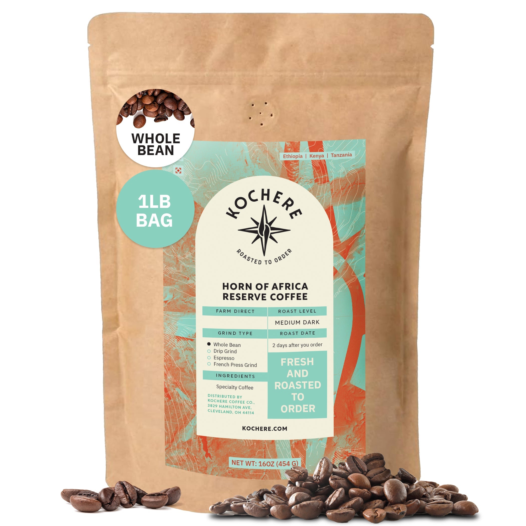 Horn of Africa Reserve Signature Espresso Blend - Medium-Dark Roast