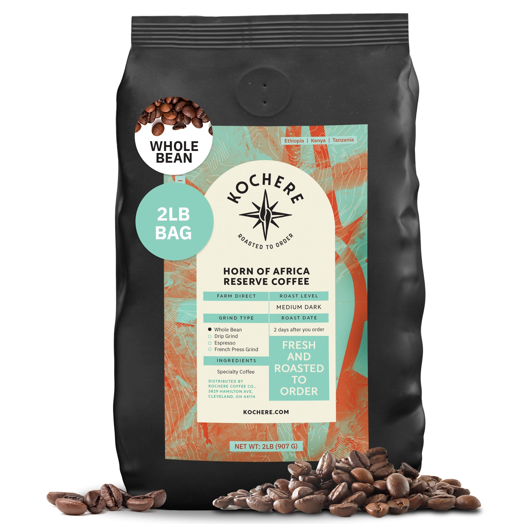 Horn of Africa Reserve Signature Espresso Blend - Medium-Dark Roast