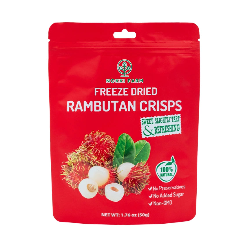 Freeze Dried Rambutan Crisps