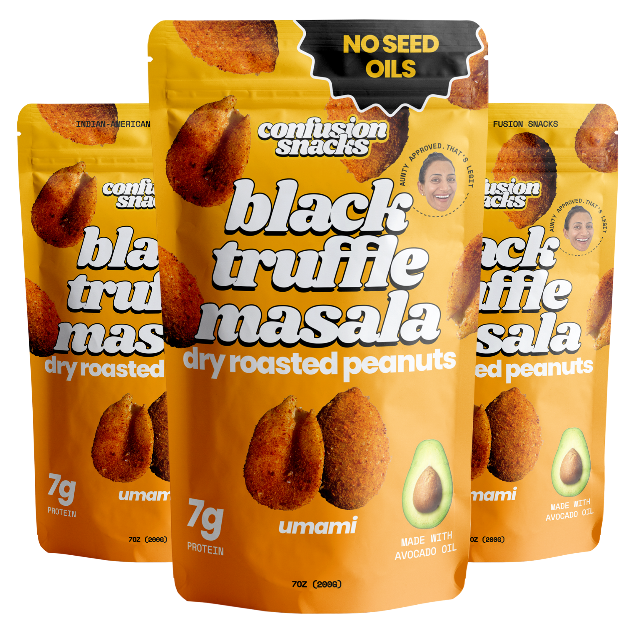 Black Truffle Dry Roasted Peanuts – Gourmet Snack 7.0oz