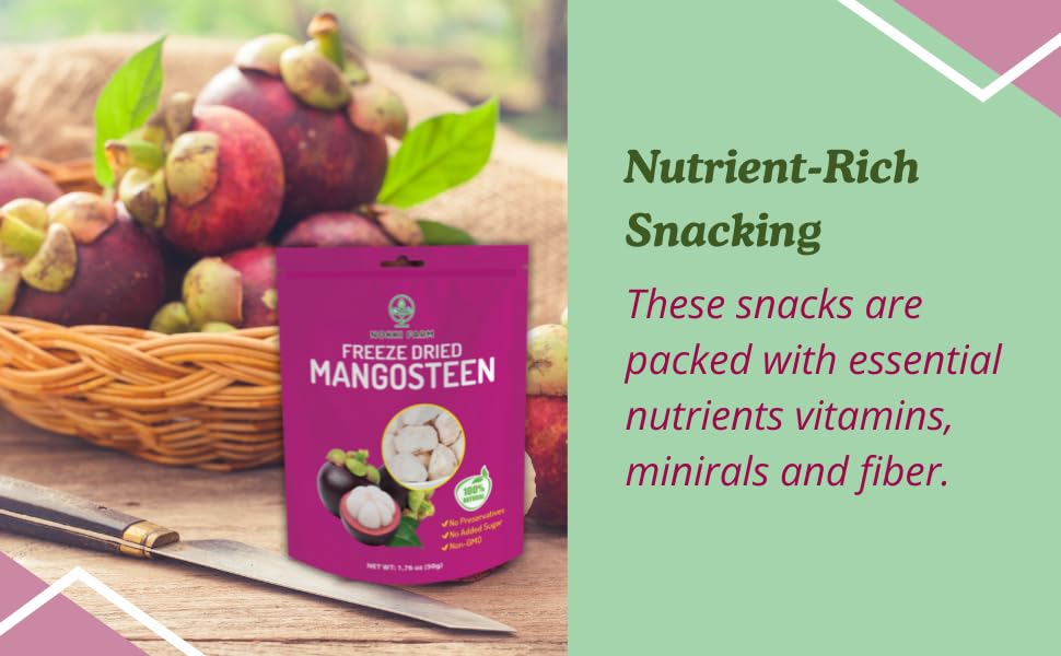 Freeze Dried Mangosteen Crisps