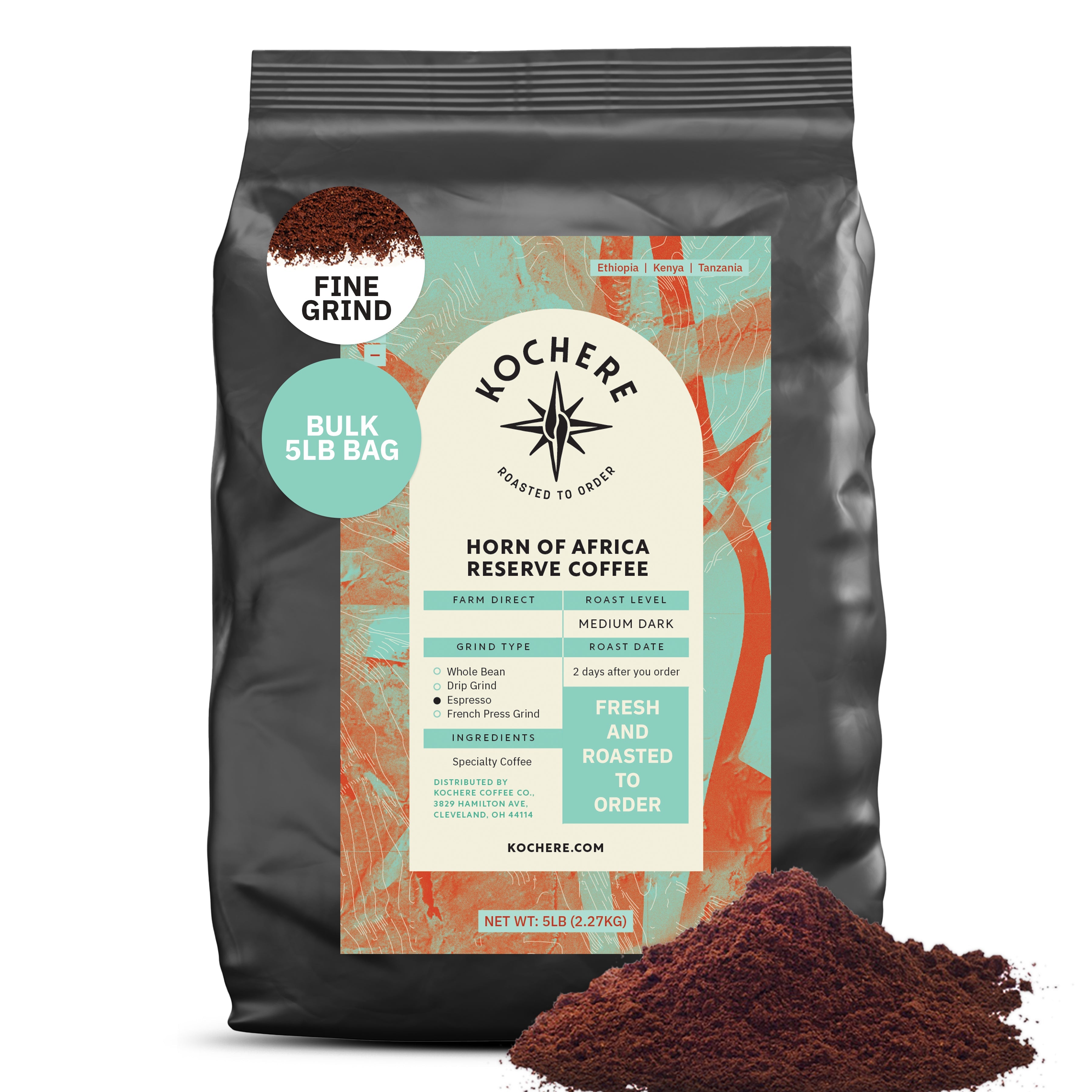 Horn of Africa Reserve Signature Espresso Blend - Medium-Dark Roast