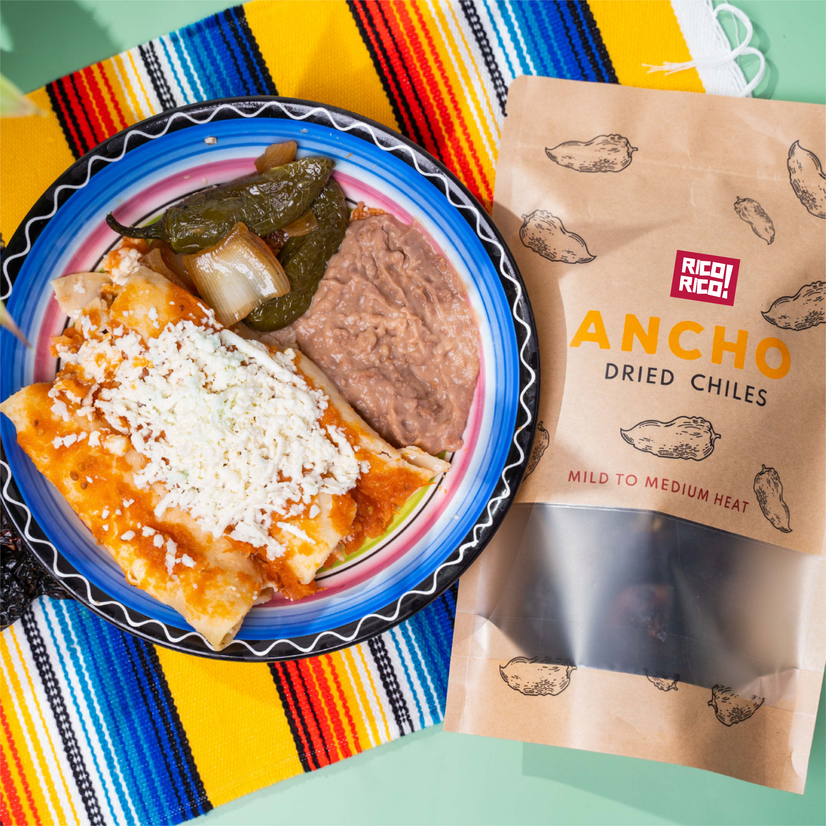 Dried Mexican Chiles 3-Pack – Ancho, Guajillo & Arbol