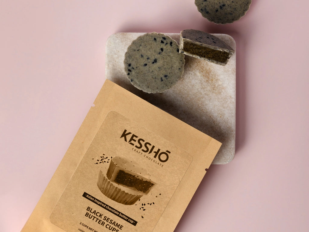 Black Sesame Chocolate Butter Cups
