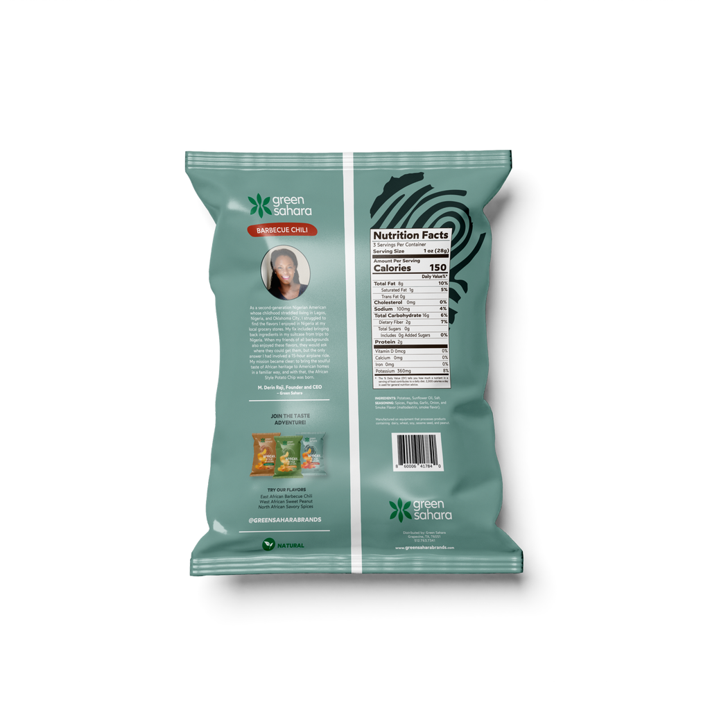 Gourmet East African Barbecue Chili Potato Chips