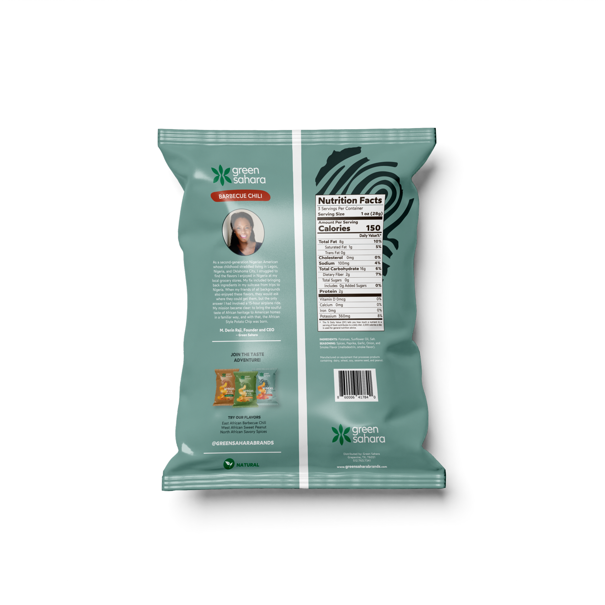 Gourmet East African Barbecue Chili Potato Chips