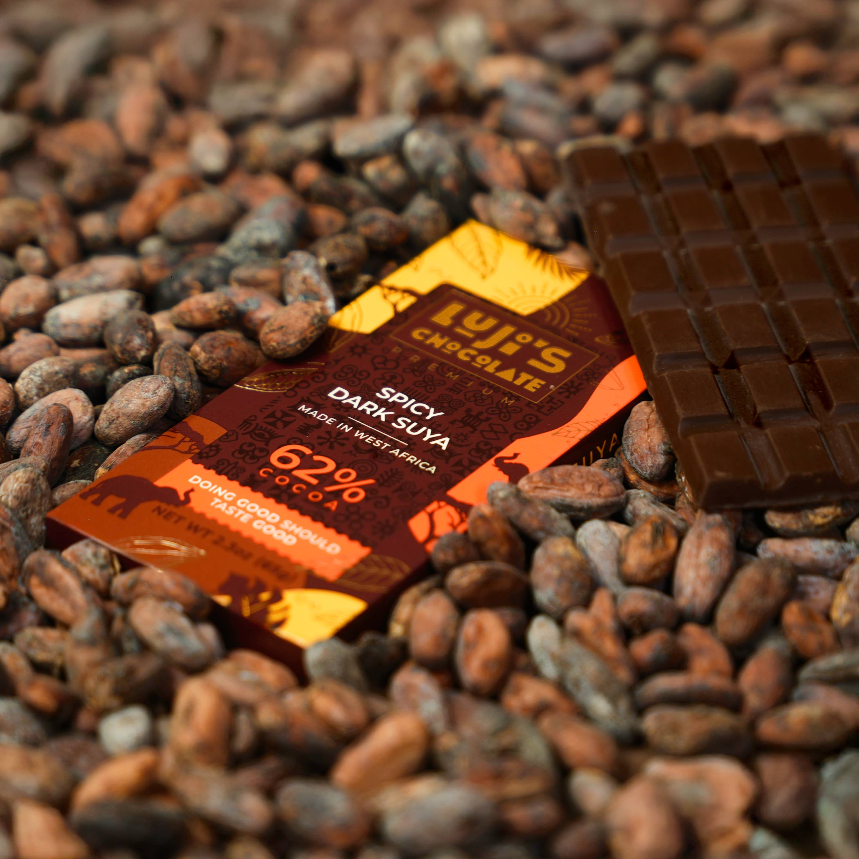 Spicy Suya Vegan Dark Chocolate Bar