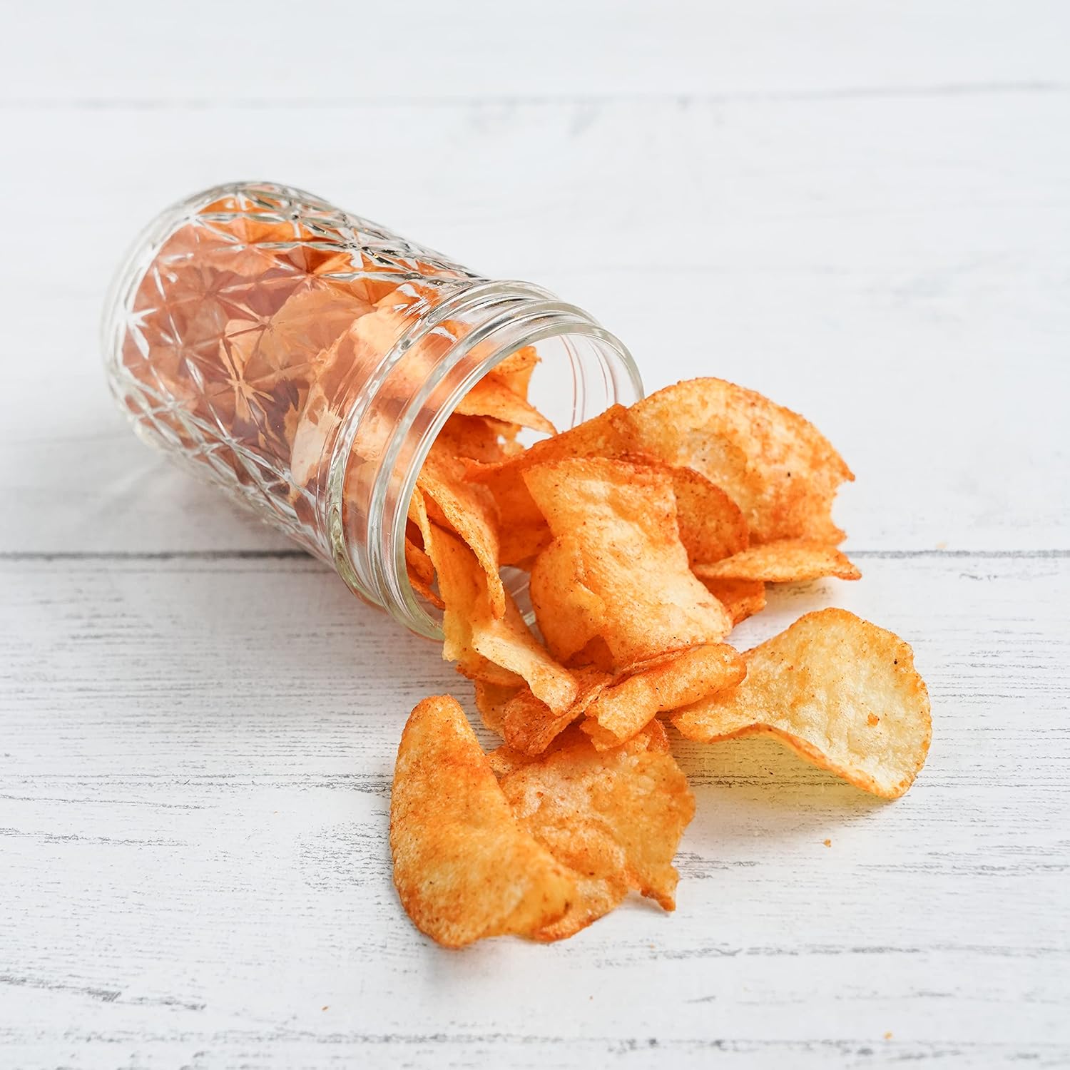 African Style Potato Chips, Barbecue Chili