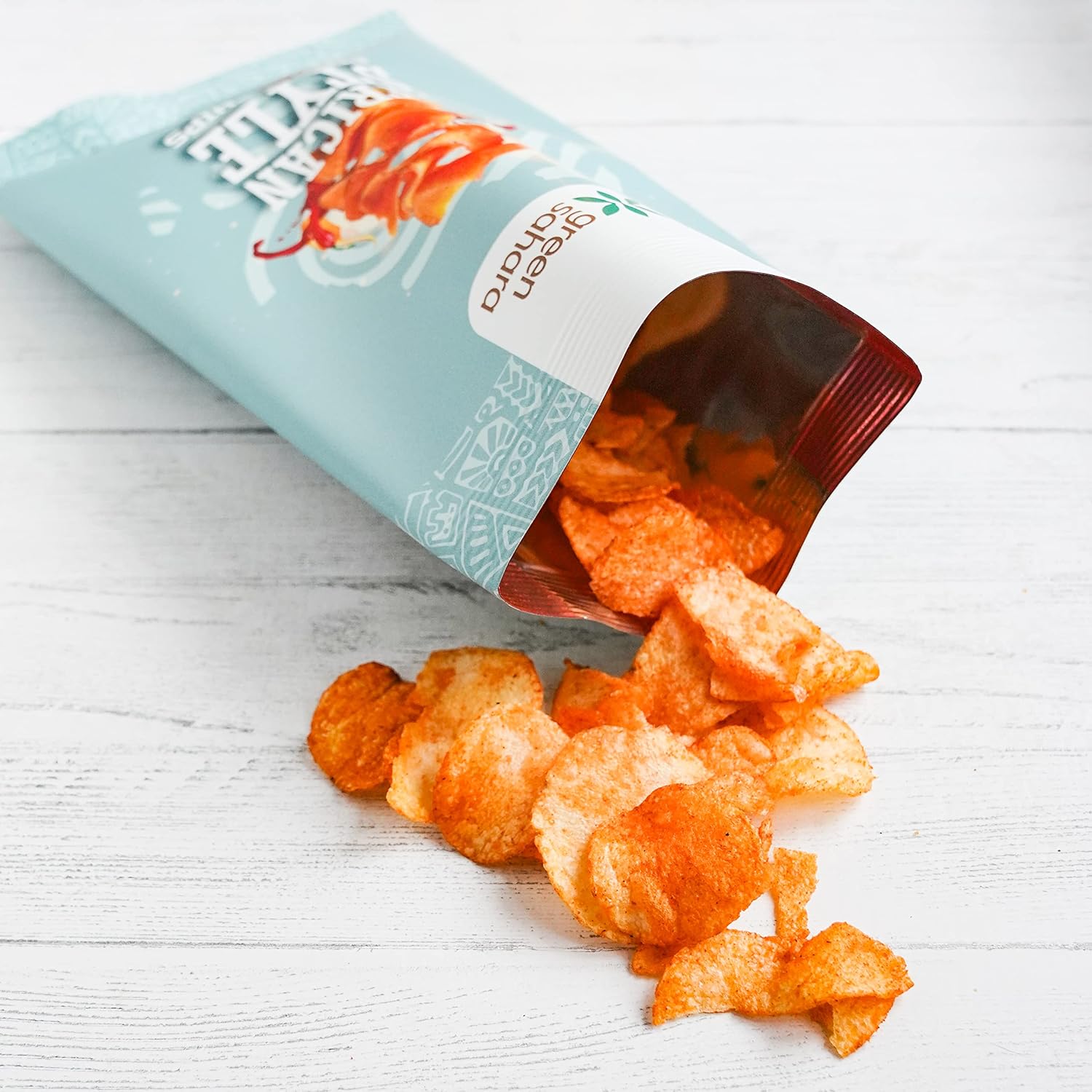 African Style Potato Chips, Barbecue Chili