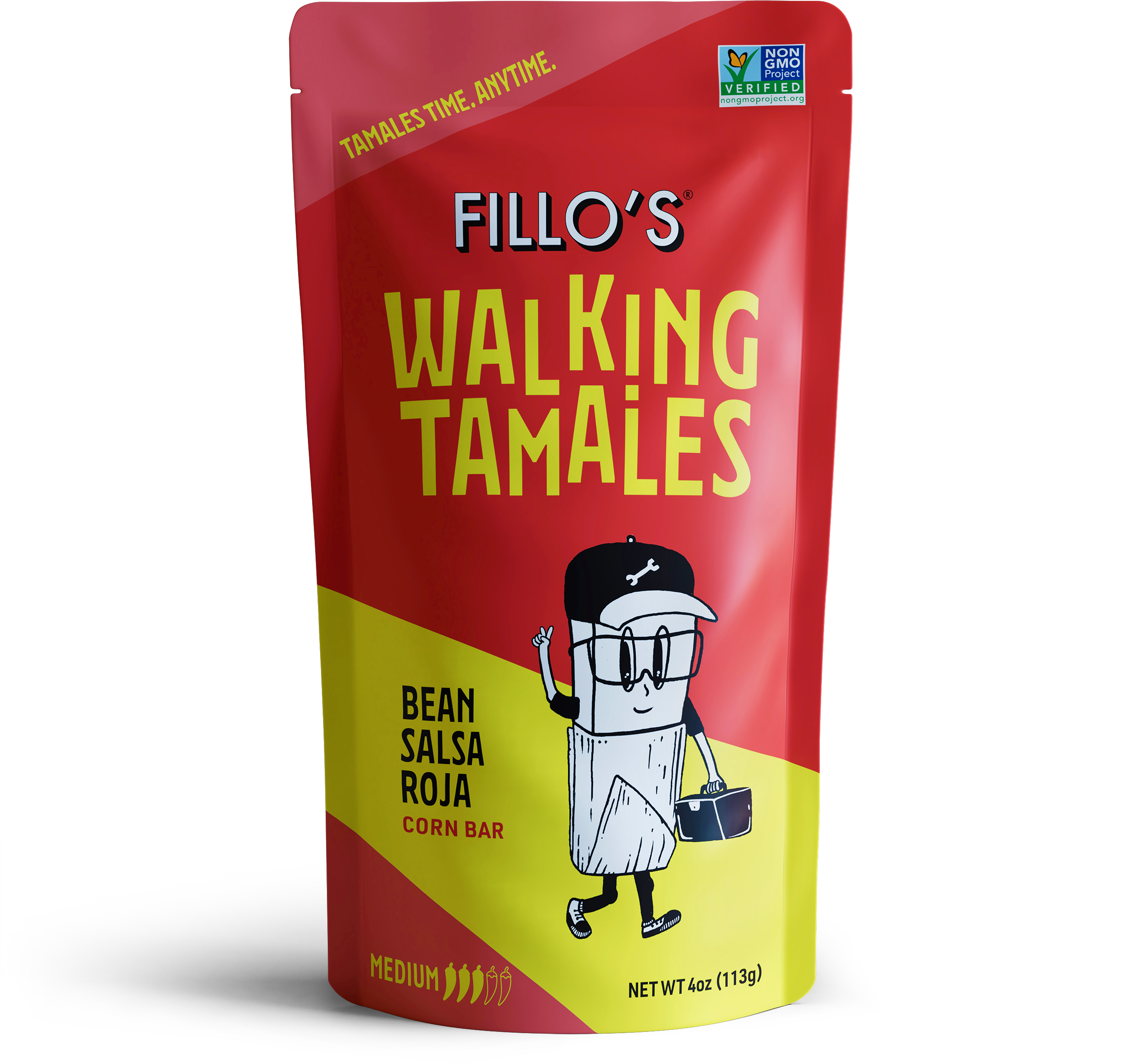 Bean Salsa Roja Walking Tamales, 7 Pouches/Case