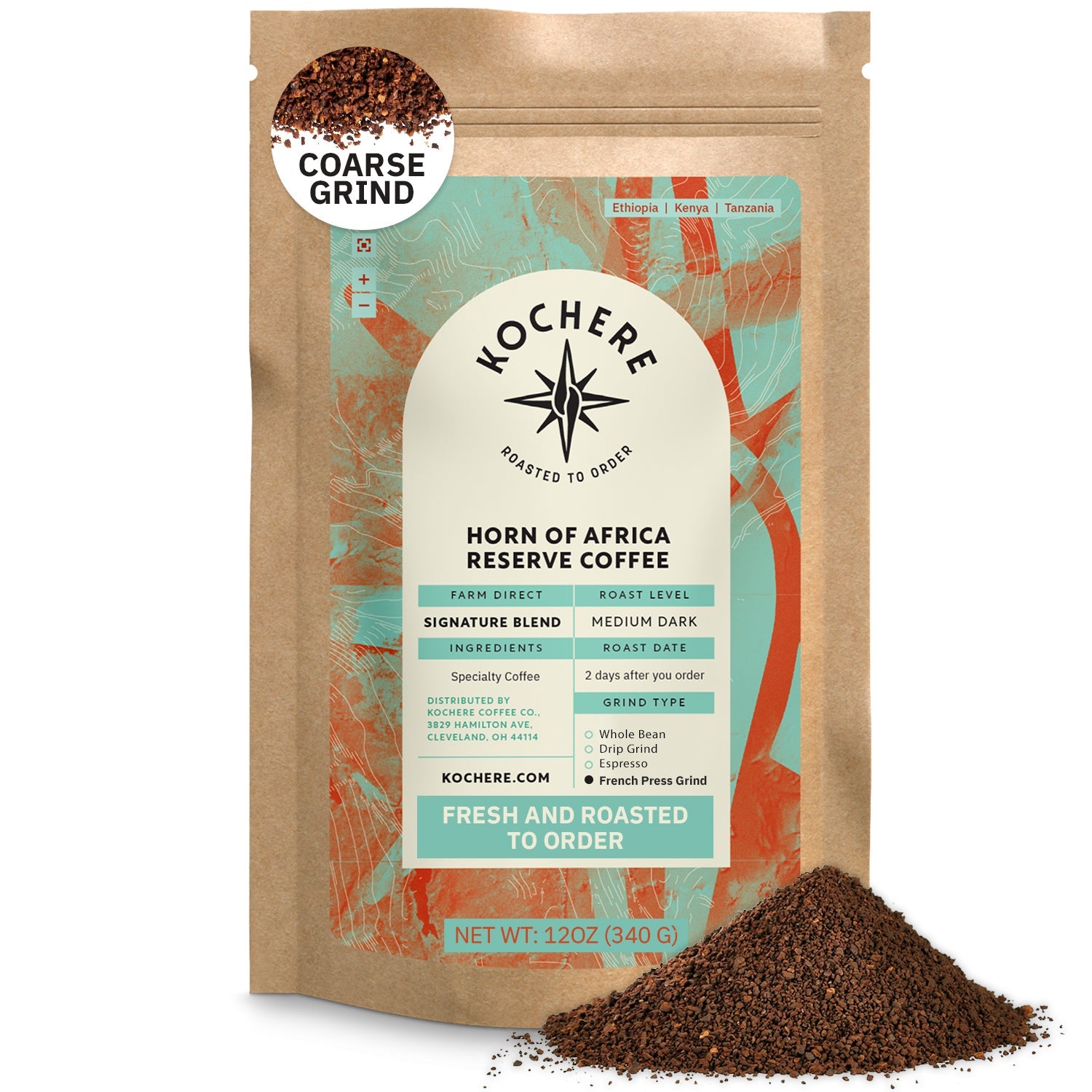 Horn of Africa Reserve Signature Espresso Blend - Medium-Dark Roast