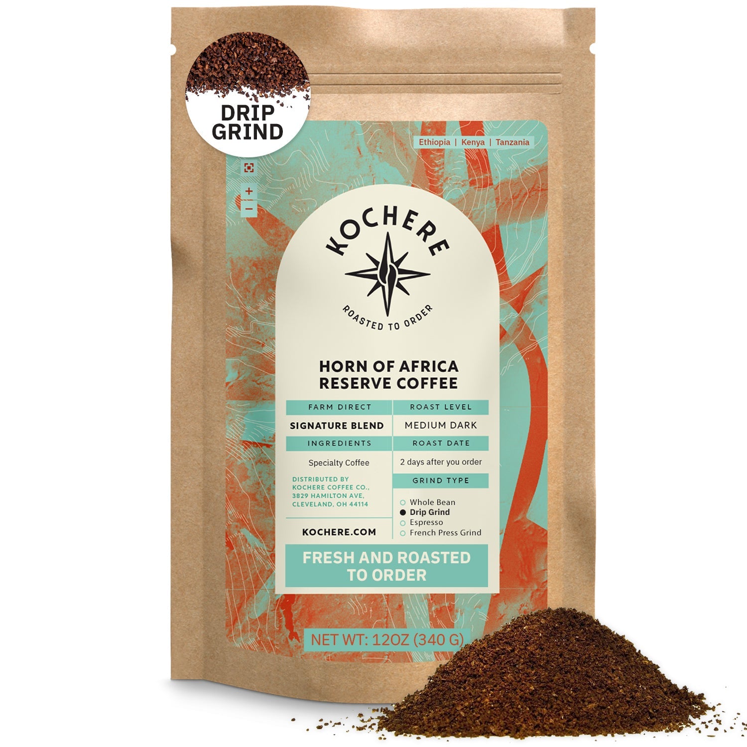 Horn of Africa Reserve Signature Espresso Blend - Medium-Dark Roast