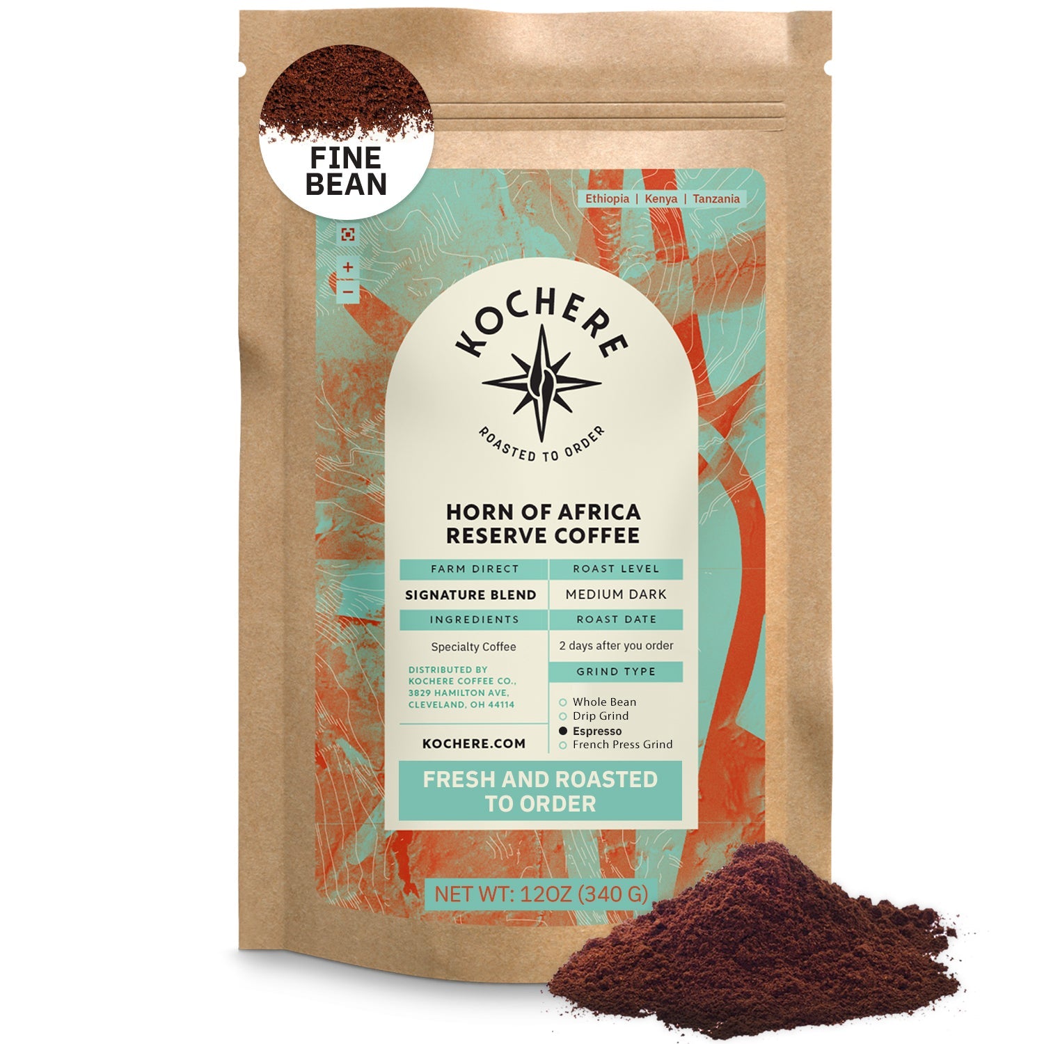 Horn of Africa Reserve Signature Espresso Blend - Medium-Dark Roast
