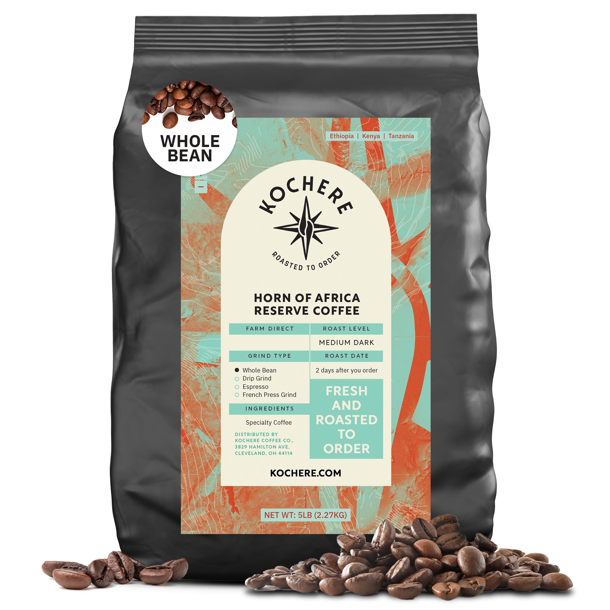 Horn of Africa Reserve Signature Espresso Blend - Medium-Dark Roast