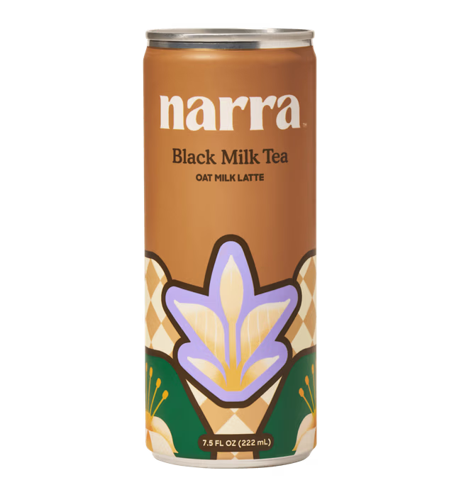 Black Milk Tea Oat Latte