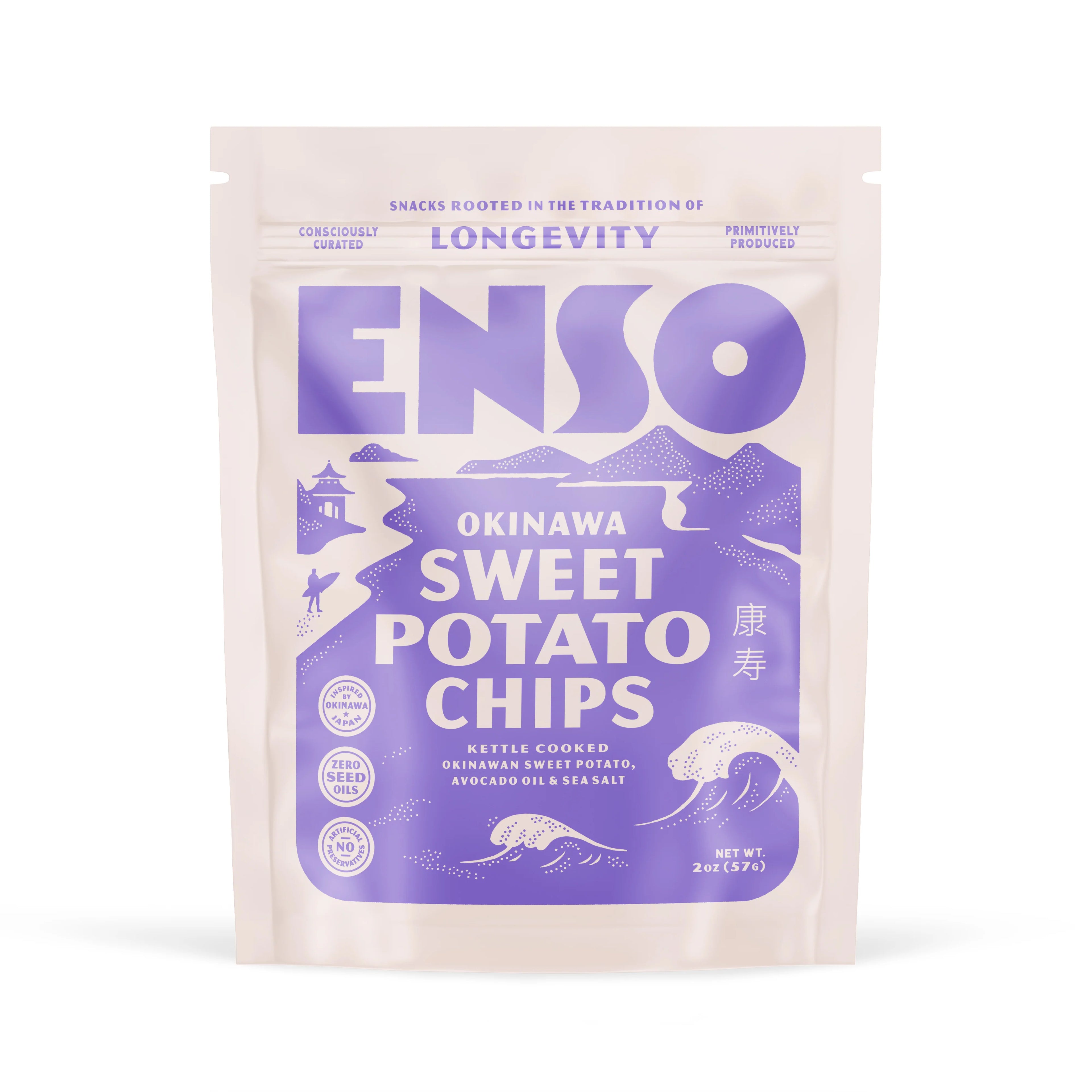 Okinawan Sweet Potato Chips, Sea Salt