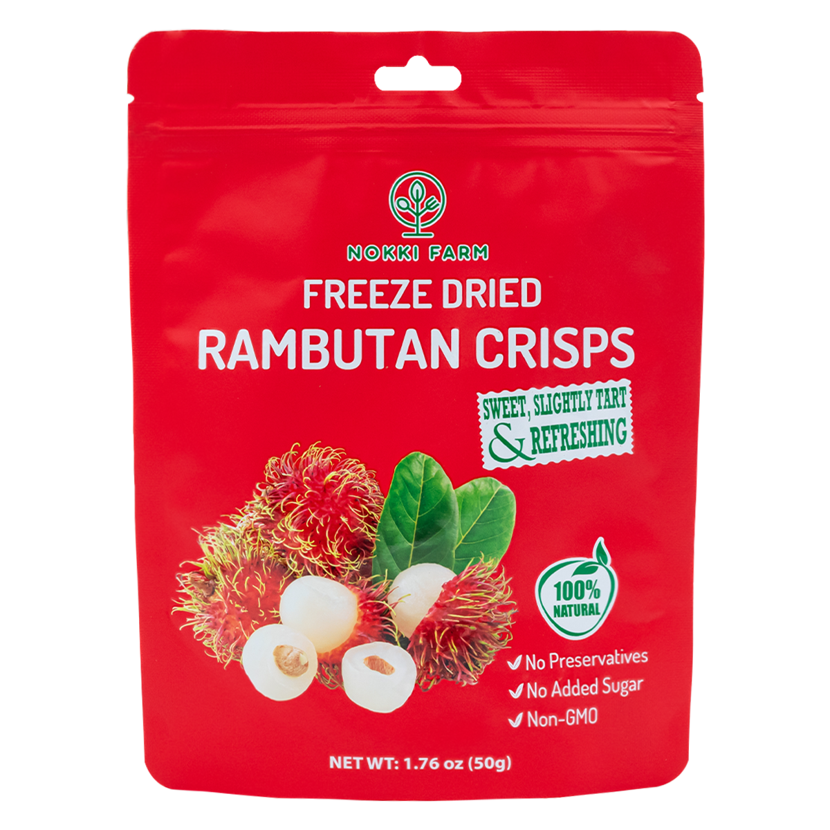 Freeze-Dried Rambutan Crisps