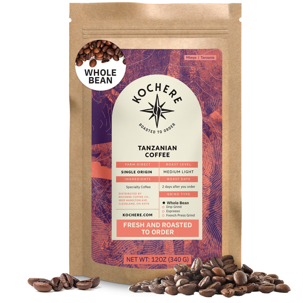 Tanzanian Mbeya AB Medium-Light Roast Coffee