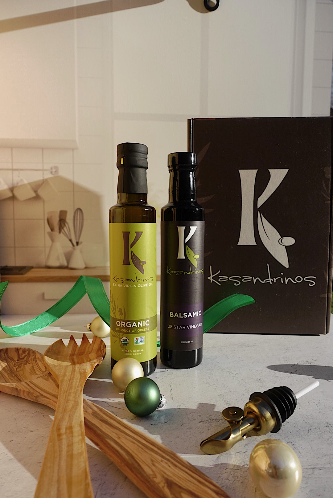 Organic EVOO & Vinegar Gift Box
