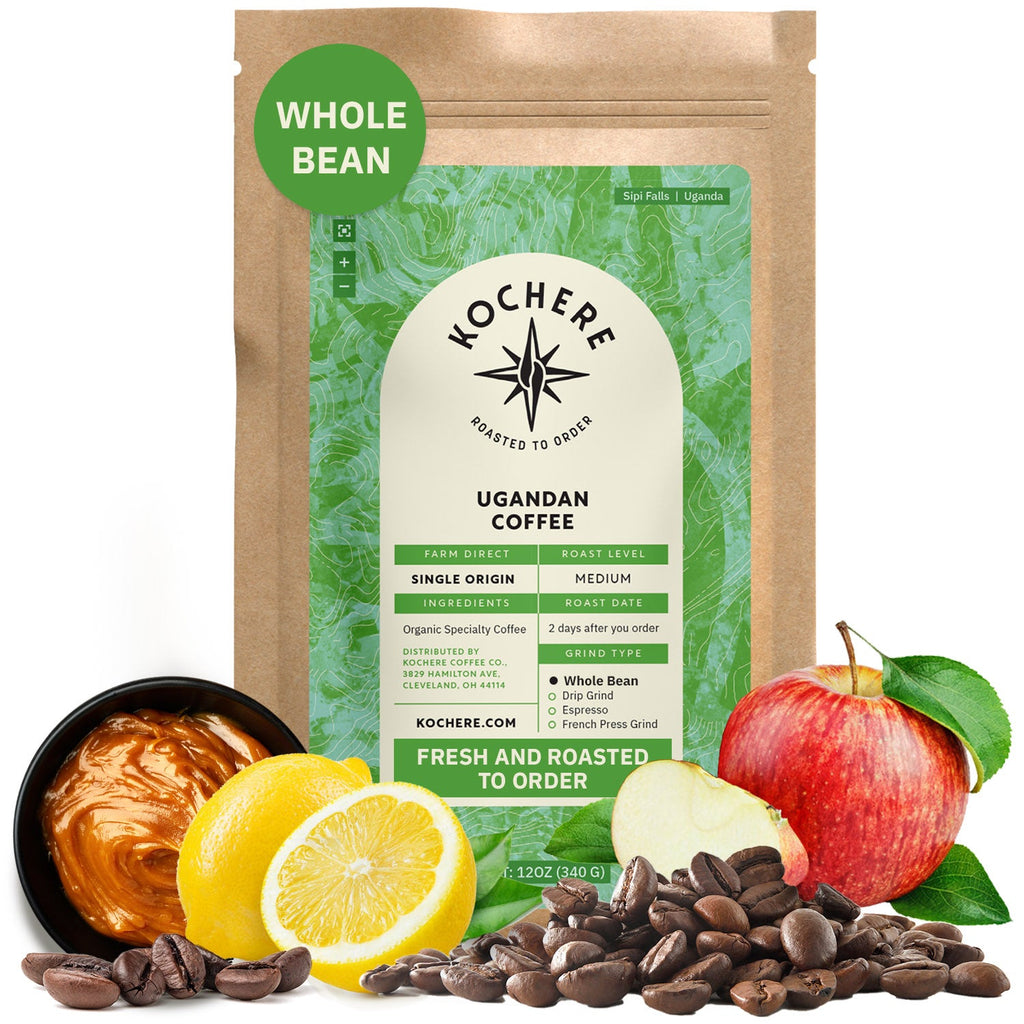 Ugandan Sipi Falls Single Origin, Organic Medium Roast Coffee