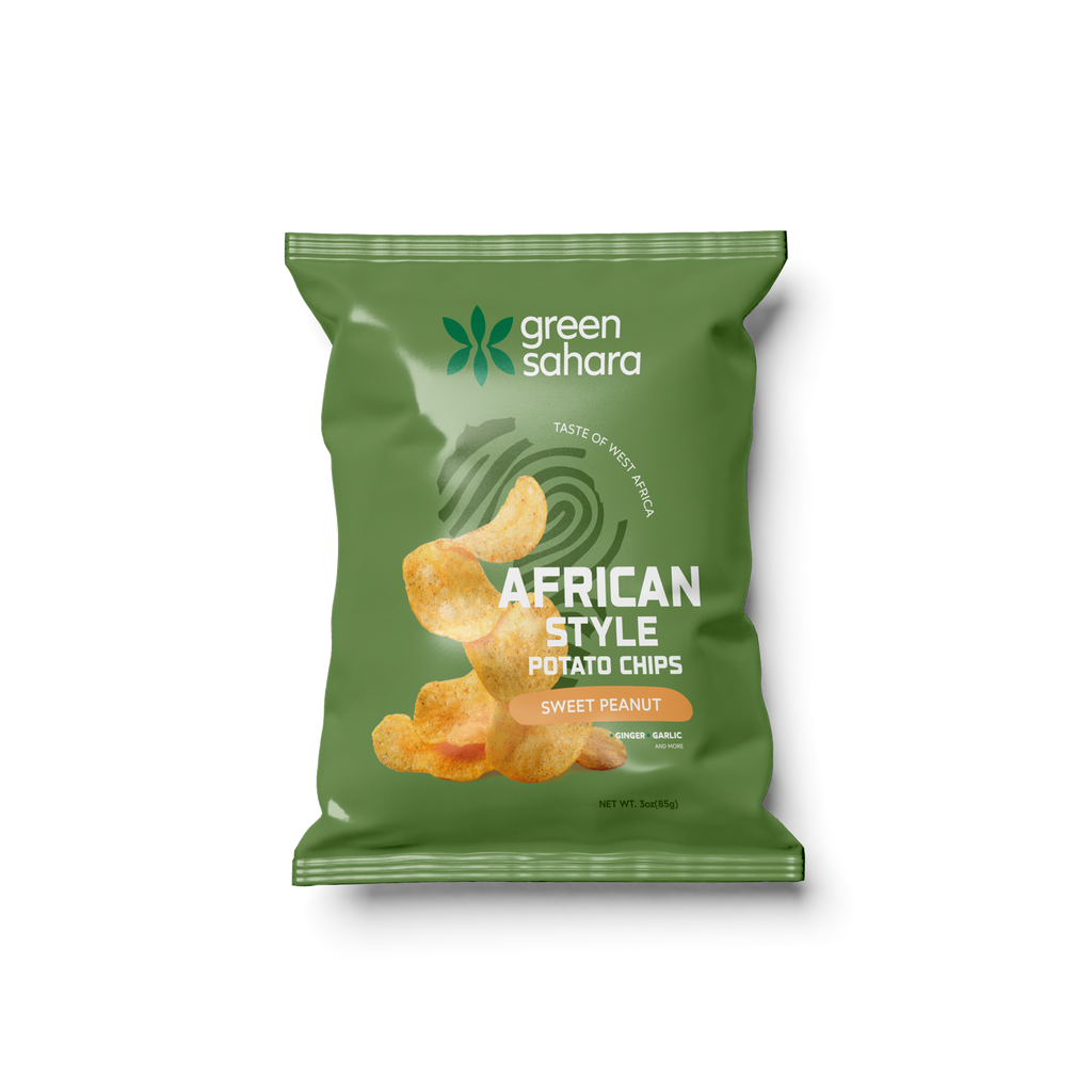 African Style Potato Chips, Sweet Peanut
