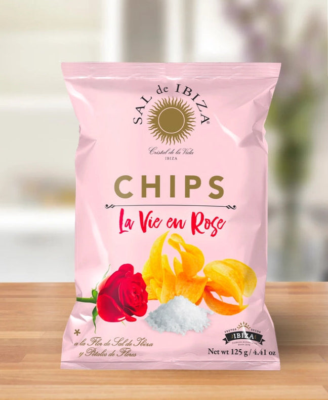 Ibizan Salt Rose Chips "La Vie en Rose"