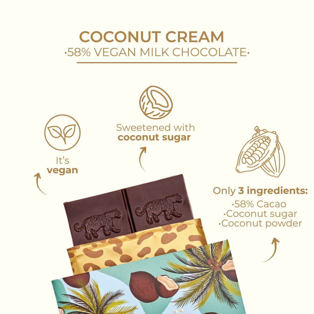 Coconut Cream Vegan Chocolate