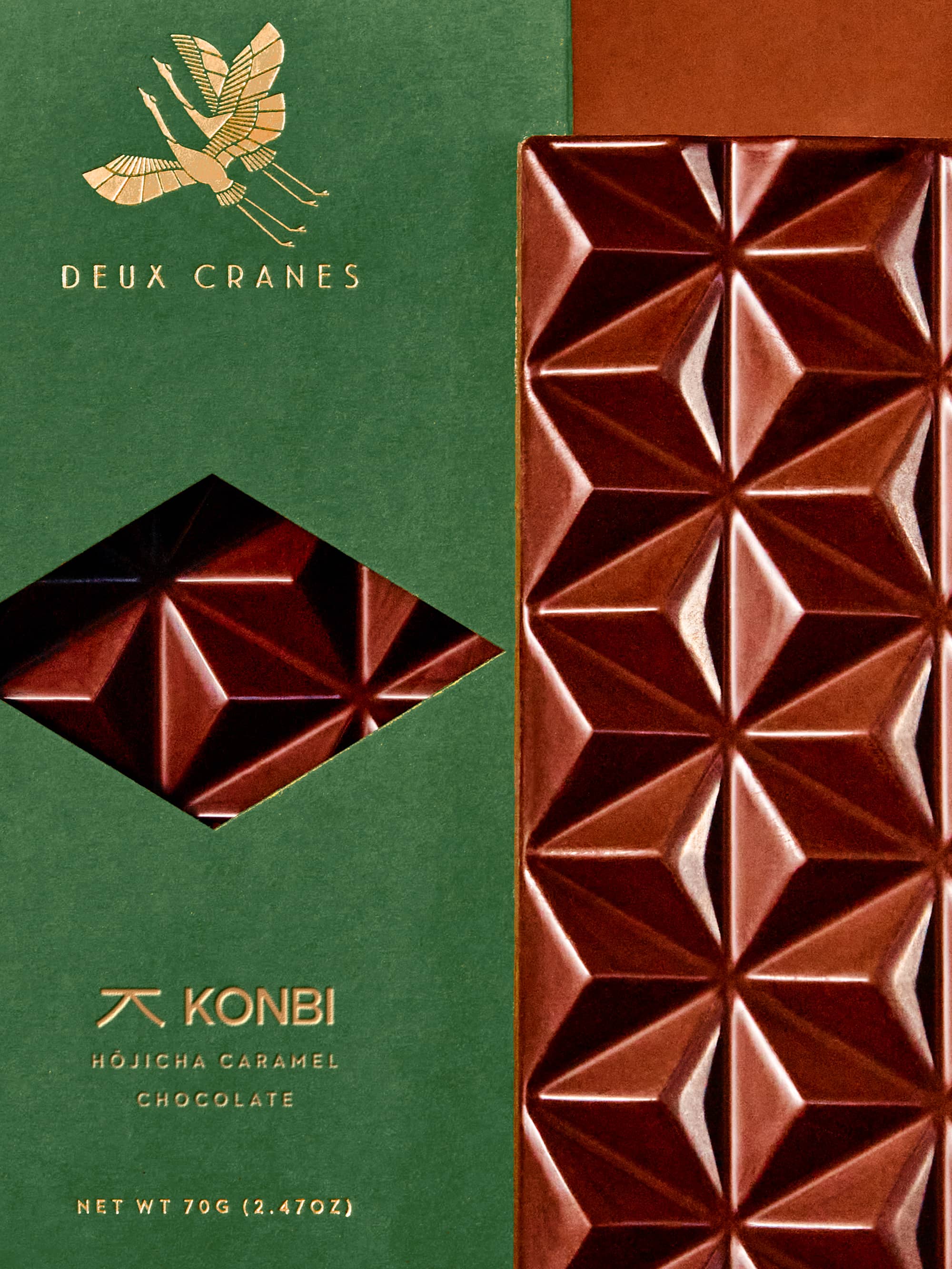 Hōjicha Caramel Milk Chocolate Bar