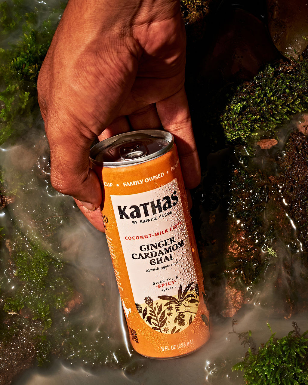 Kathas Ginger Chai 8 oz can
