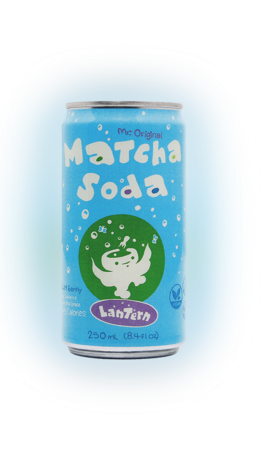Lantern Beverages The Original Matcha Soda, 8.4 fl oz front can