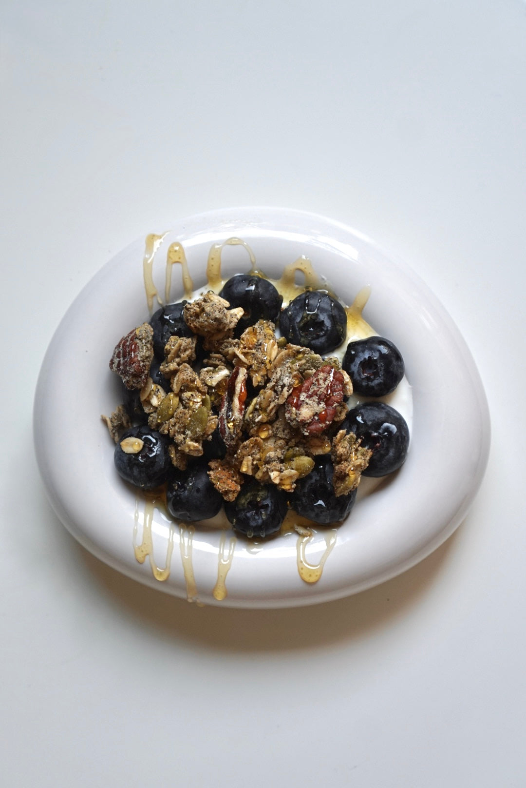 Black Sesame granola clusters by Nomi Crunch
