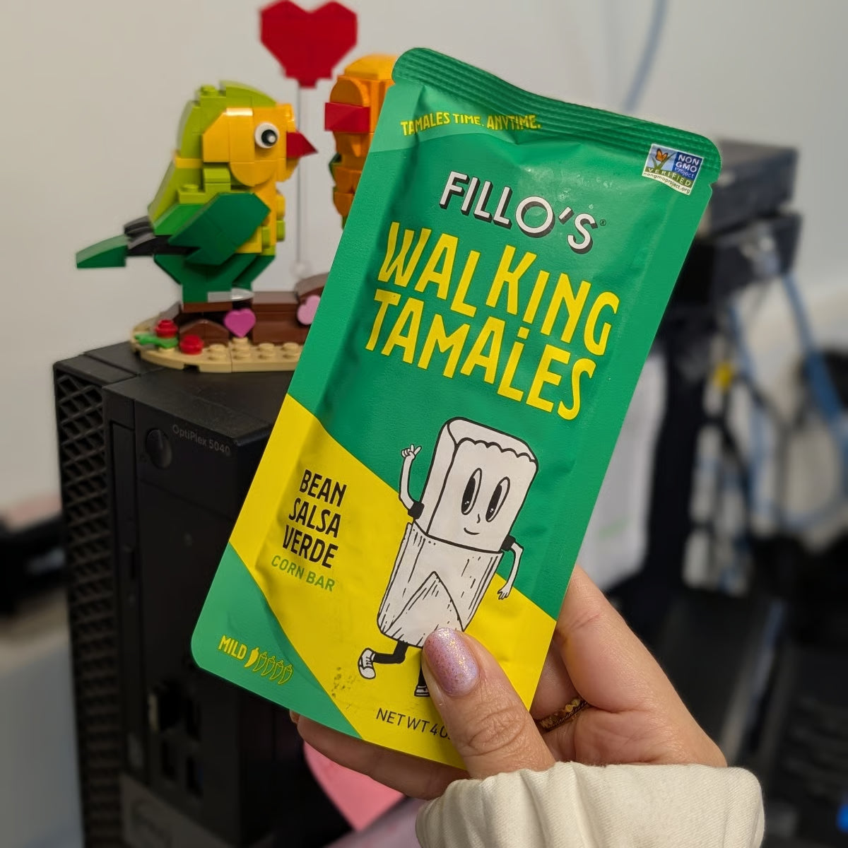 Bean Salsa Verde Walking Tamales, 7 Pouches/Case