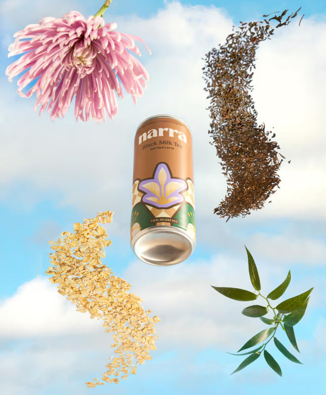 Black Milk Tea Oat Latte