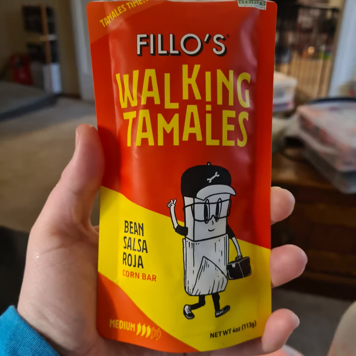 Bean Salsa Roja Walking Tamales, 7 Pouches/Case